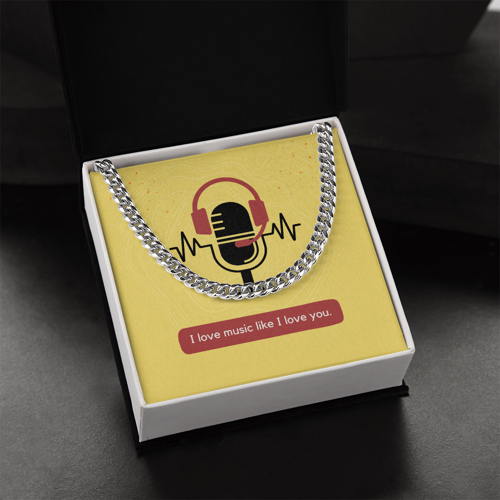Simple to the Point Cuban Chain Necklace for the Person You Love the Most.