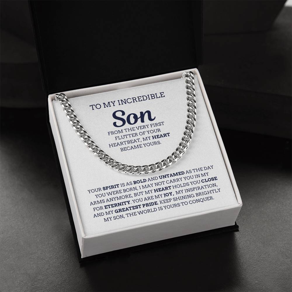 To My Incredible Son, From The Very First