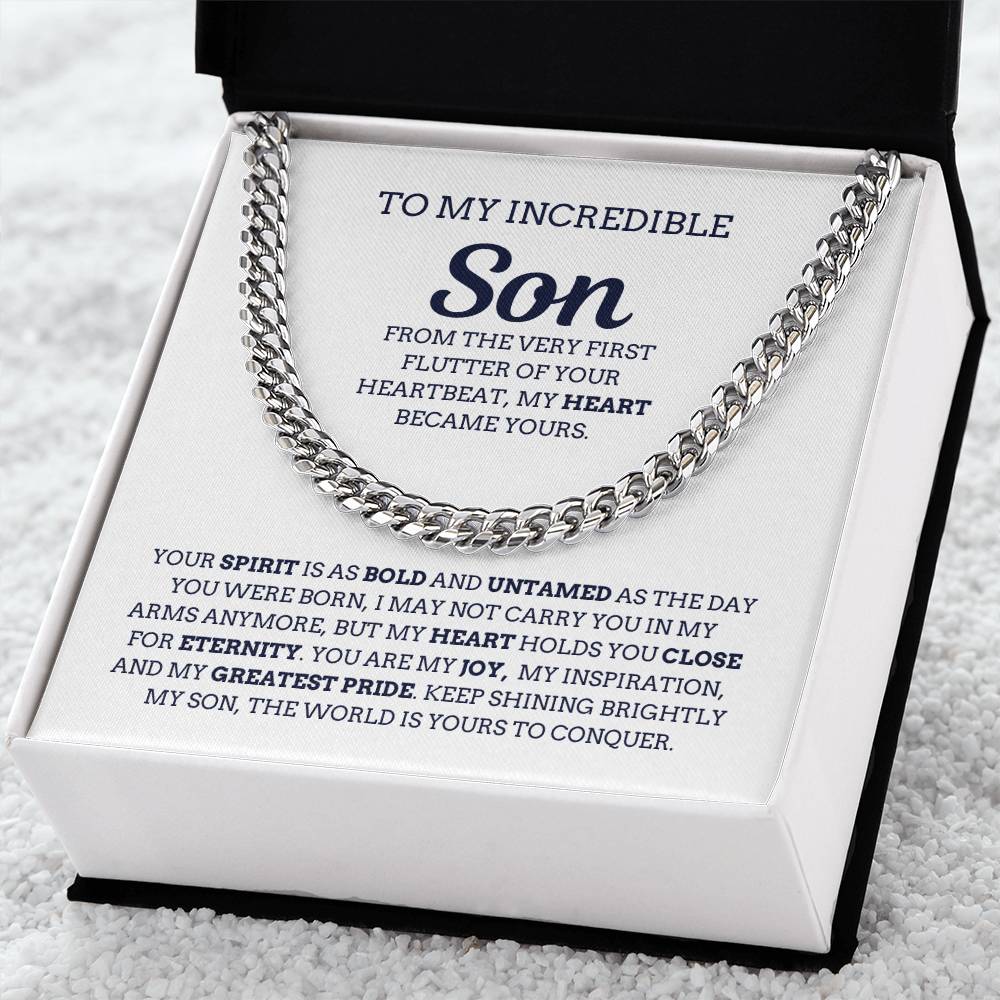 To My Incredible Son, From The Very First