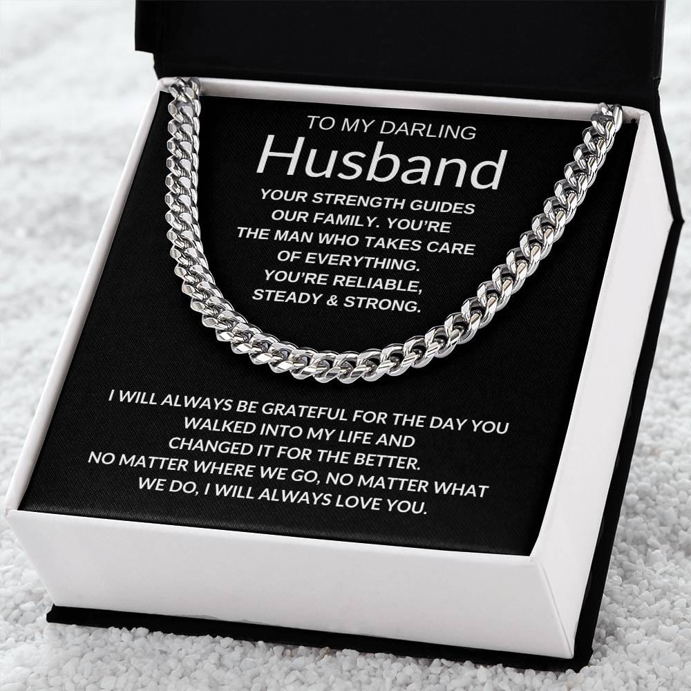 To My Darling Husband, Your Strength Guides