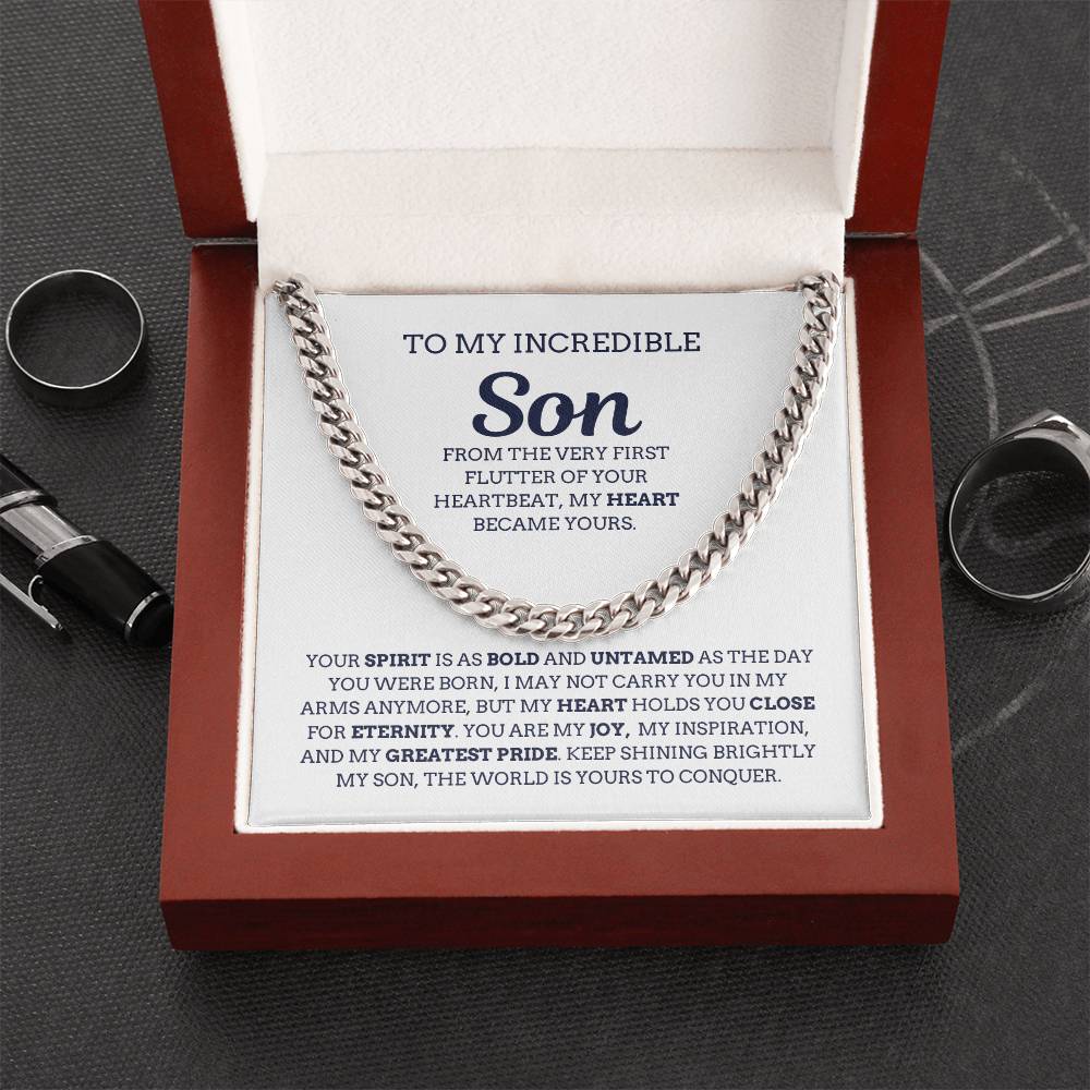 To My Incredible Son, From The Very First