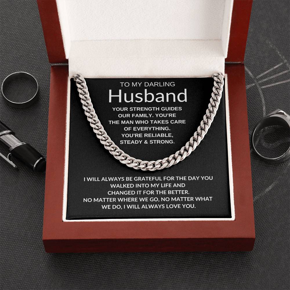 To My Darling Husband, Your Strength Guides
