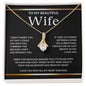 To My Beautiful Wife, Wrap This Necklace Around You, It's Filled With Love