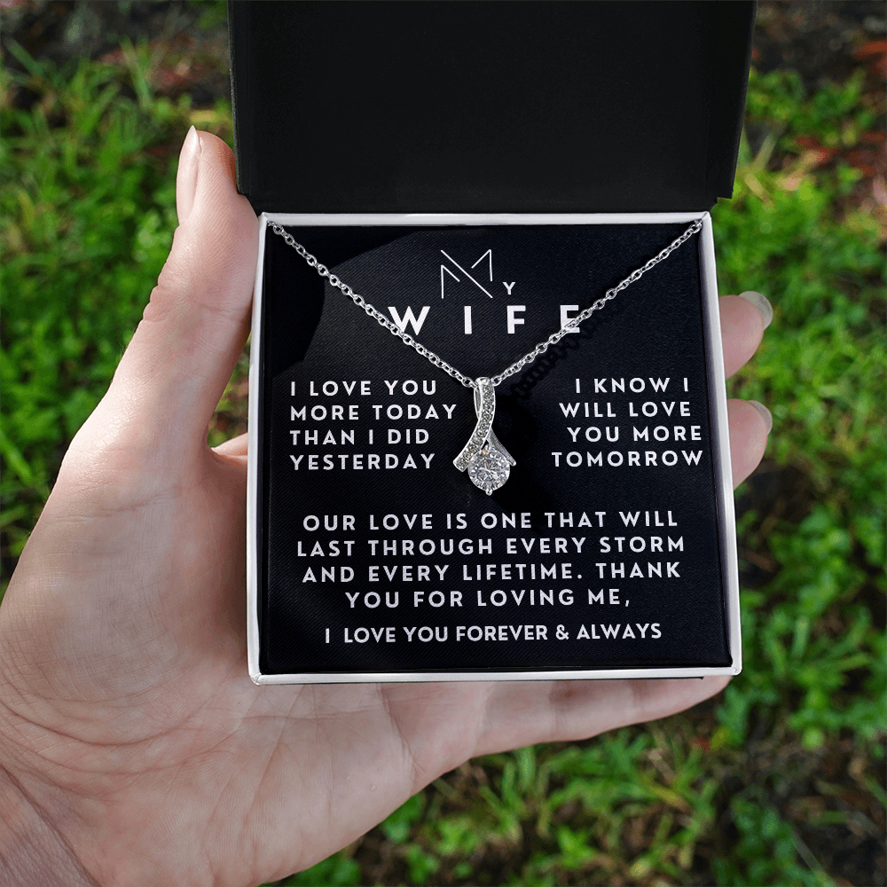 To My Wife, I Love You More Each Day
