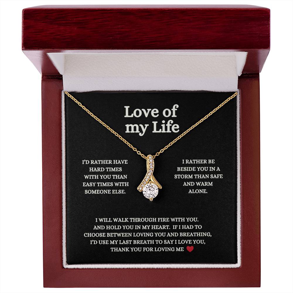 Love of my life, Alluring Beauty and Message Card