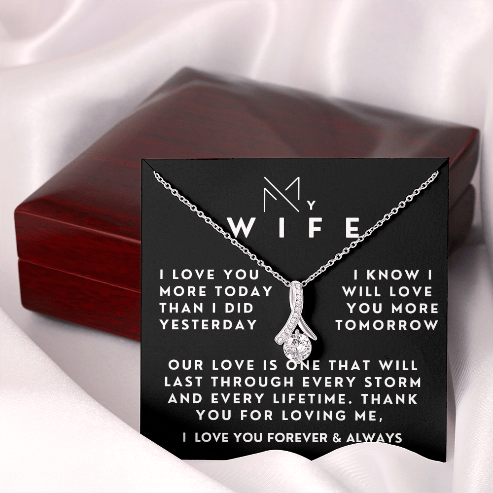 To My Wife, I Love You More Each Day