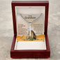 Artisan Engraved Cross Gift from a Grandfather, This Old Lion Will Always Have Your Back