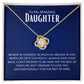 To My Amazing Daughter Necklace