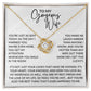 You're Hot My Gorgeous Wife | Love Knot Pendant Message Card | MBB075