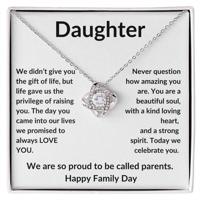 Daughter, We Are So Proud To Be Called Parents, Happy Family Day MBB034