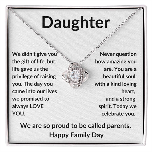 Daughter, We Are So Proud To Be Called Parents, Happy Family Day MBB034