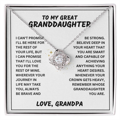 Great Granddaughter Love Grandpa