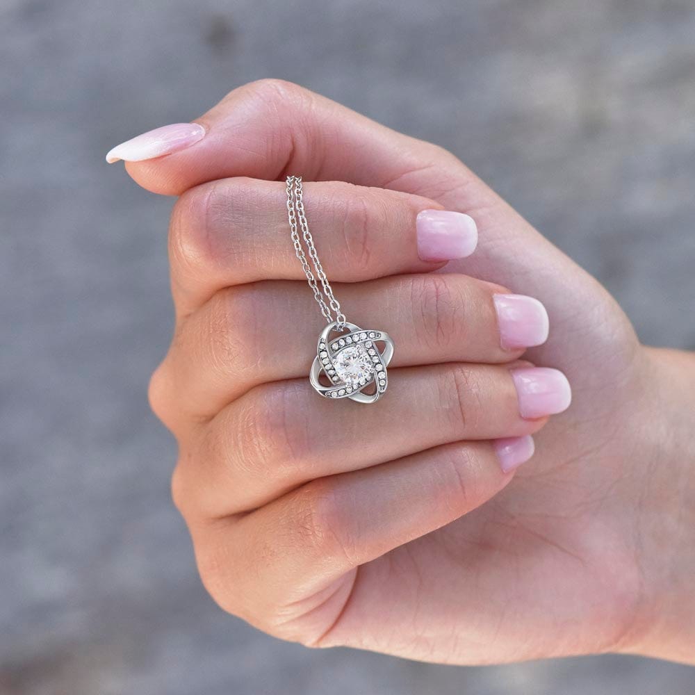 Love Knot Necklace - Gift for Mom from Son