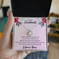 To My Soulmate Love Knot Necklace - Valentine Gift