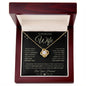 Wife, I Filled This Necklace With Love and Light... Love Your Husband