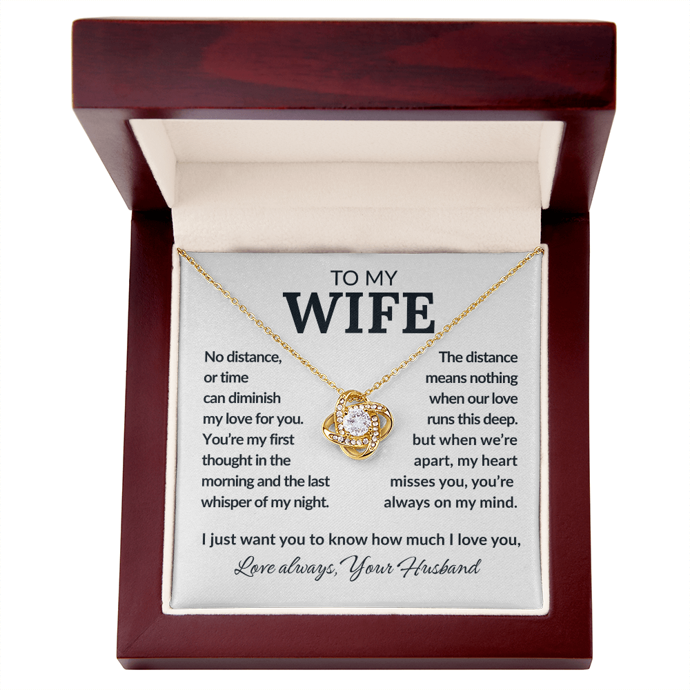 My Wife, I Miss You When We Are Apart
