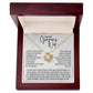 You're Hot My Gorgeous Wife | Love Knot Pendant Message Card | MBB075