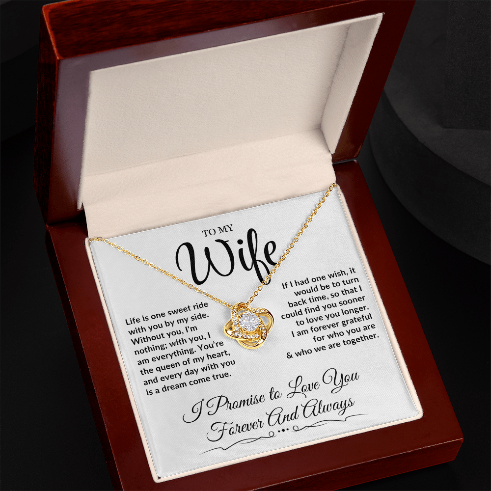 To My Wife, I Promise to Love You Always and Forever.