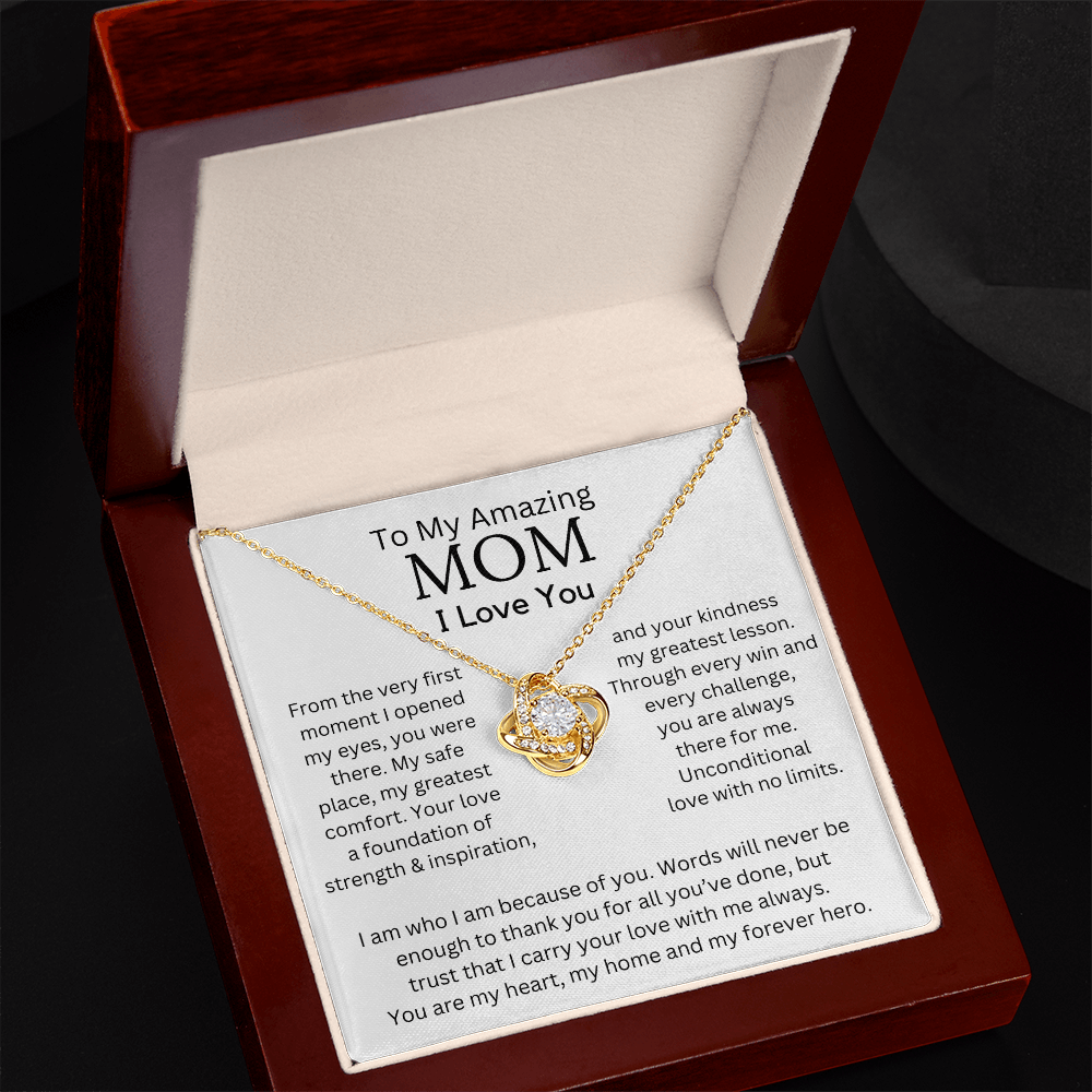 My Amazing Mom, I Am Who I Am Because of You.