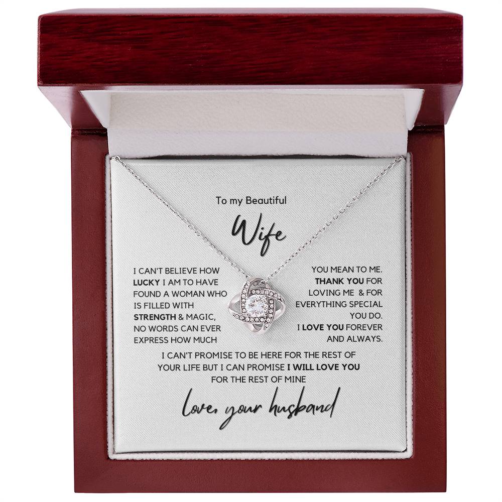 To My Beautiful Wife Love Your Husband