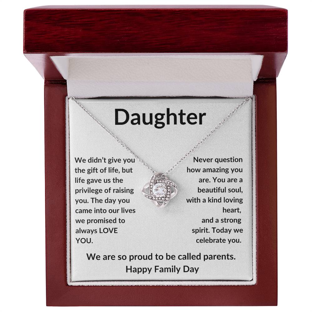 Daughter, We Are So Proud To Be Called Parents, Happy Family Day MBB034