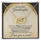 Interlocking Hearts, Granddaughter from Grandparents Necklace for Her