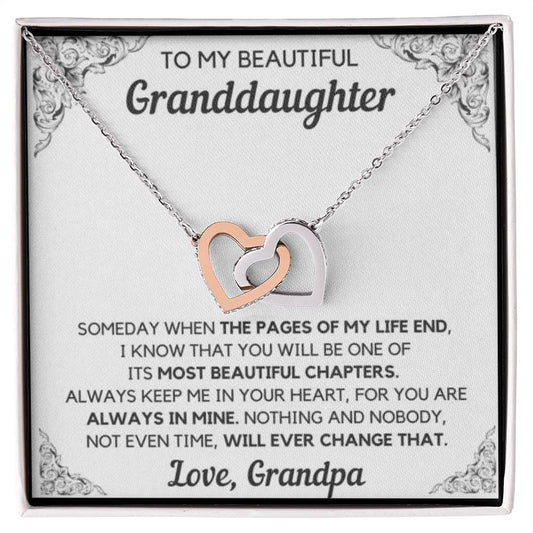 Beautiful Granddaughter, Keep My Heart Close, Love Grandpa