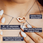 Mother and Daughter Necklace, an unbreakable bond.