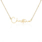 Personalized Elegance: Discover Your Name Necklace | Daughter Gift | From Mom to Daughter | From Dad to Daughter | Friend Gifts - BespokeBliss