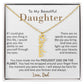 Proudest Dad of a Beautiful Daughter, Name Necklace