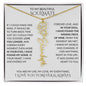 Beautiful Soulmate Birth Flower Name Necklace & Message Card