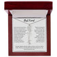 To My Best Friend, Life is Way To Short | Personalized Birth Month Name Necklace & Message Card