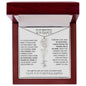 Beautiful Soulmate Birth Flower Name Necklace & Message Card