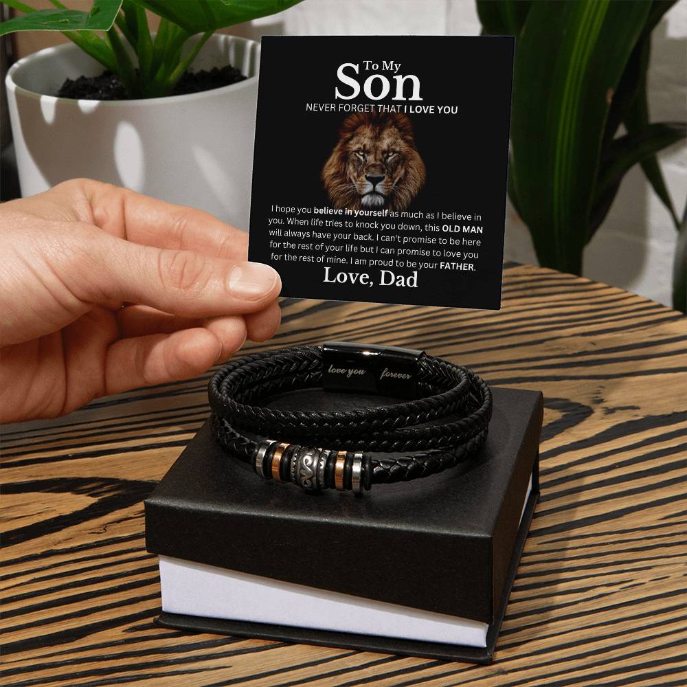 To My Son, Believe In Yourself, Love Dad