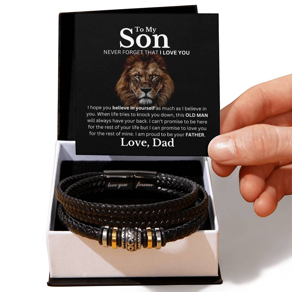 To My Son, Believe In Yourself, Love Dad