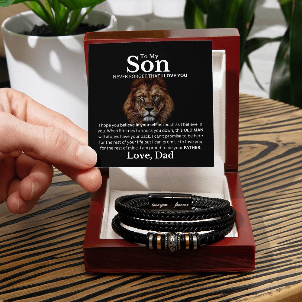 To My Son, Believe In Yourself, Love Dad