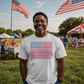 American grit, grind, and greatness  Tee. Celebrate the 250 Year birthday with this unique flag tshirt design.