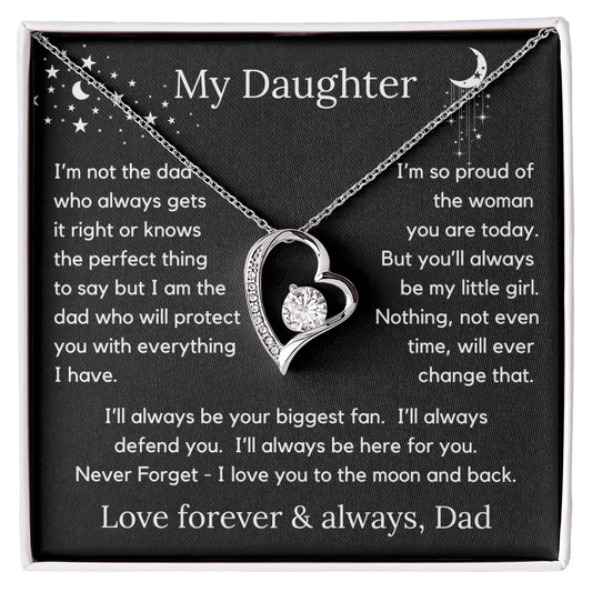 To My Daughter, I love you to the moon and back