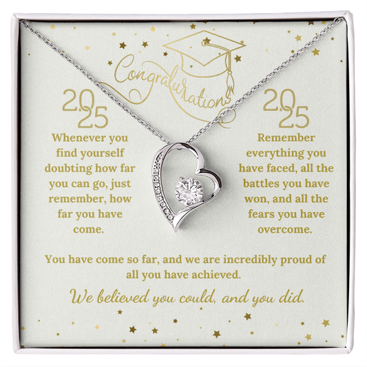 Forever Love Graduation Necklace - A Timeless Gift for Her!