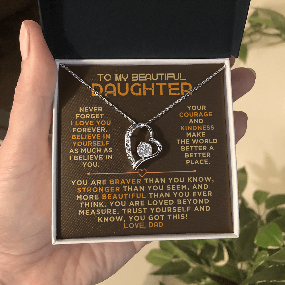 To My Beautiful Daughter, Love Dad