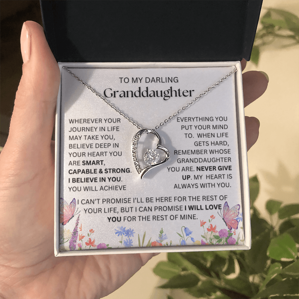 To My Darling Granddaughter – You Are Strong, You Are Loved (Butterfly Edition)
