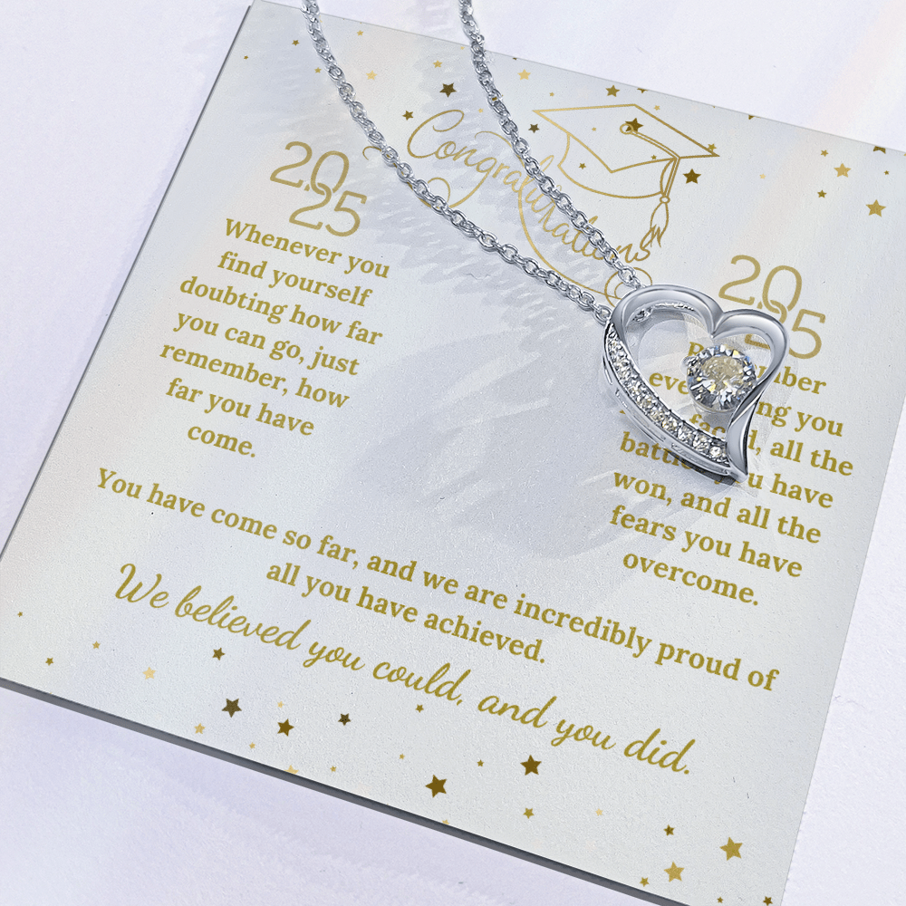 Forever Love Graduation Necklace - A Timeless Gift for Her!