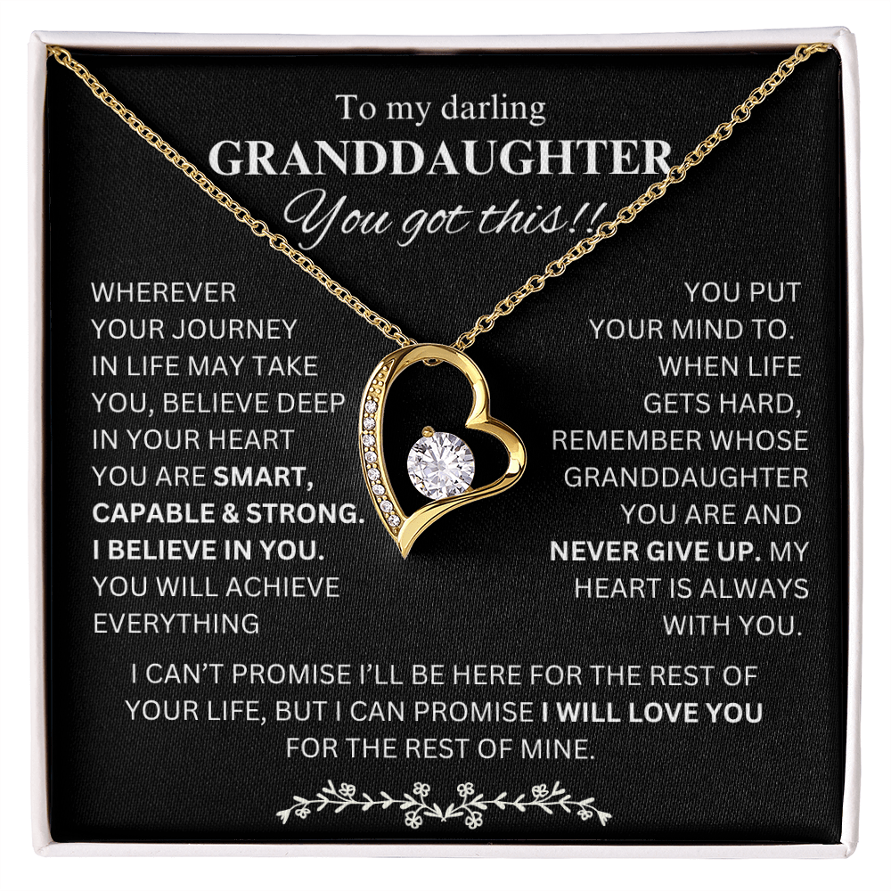 To My Darling Granddaughter You Got This