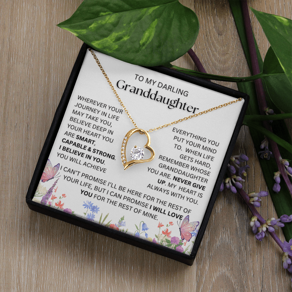 To My Darling Granddaughter – You Are Strong, You Are Loved (Butterfly Edition)