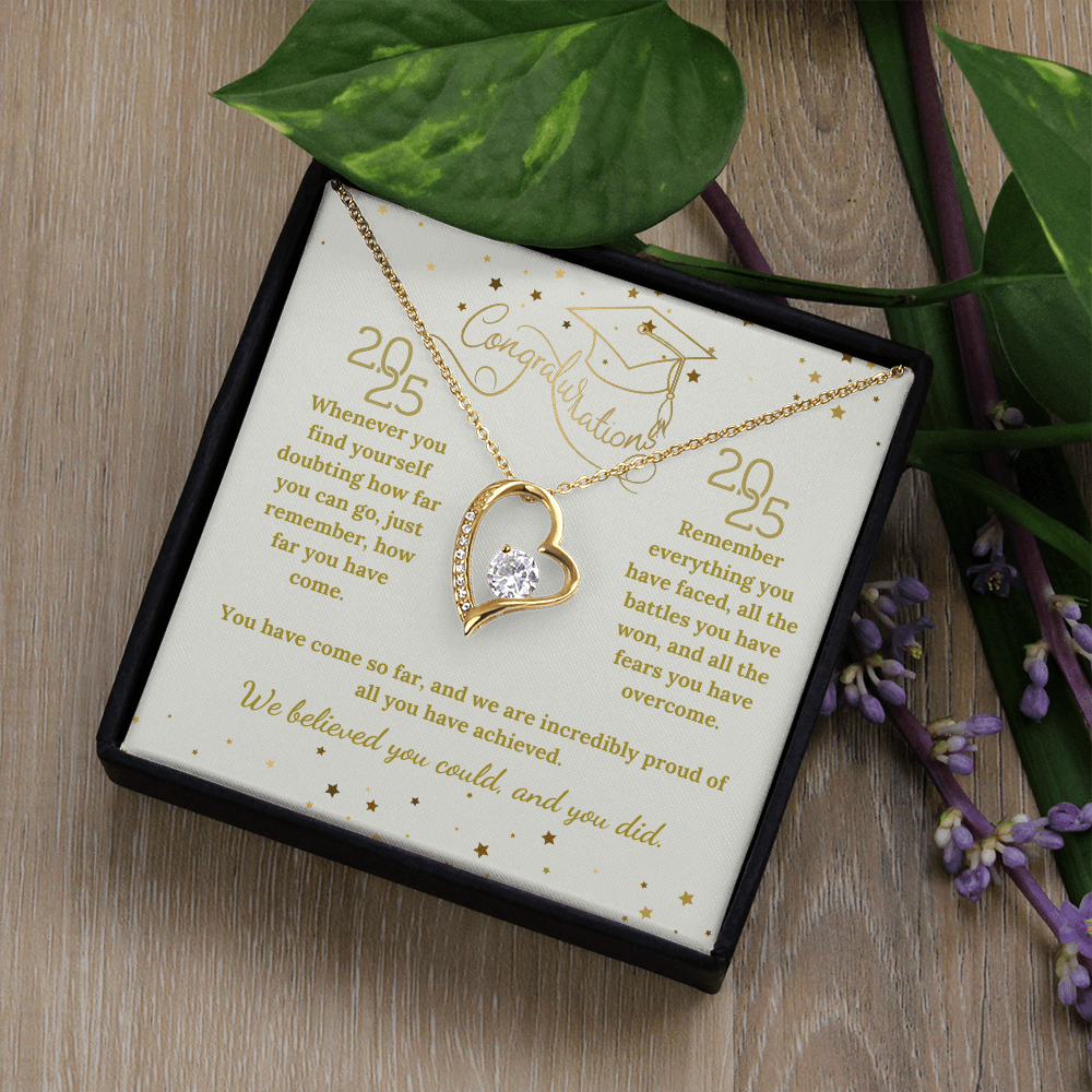 Forever Love Graduation Necklace - A Timeless Gift for Her!