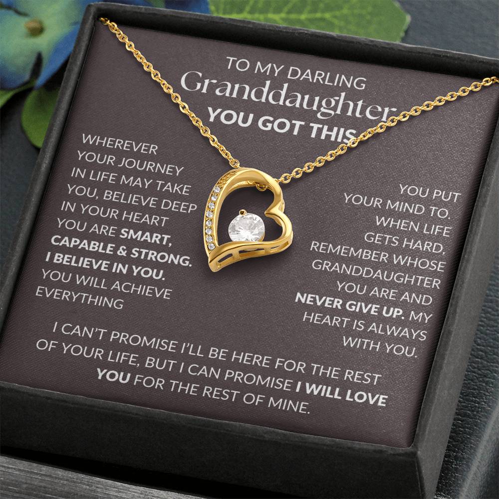 Granddaughter, I believe in you, You Got This.
