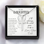 Daughter, Love Your Dad, Hearts and Faith Necklace