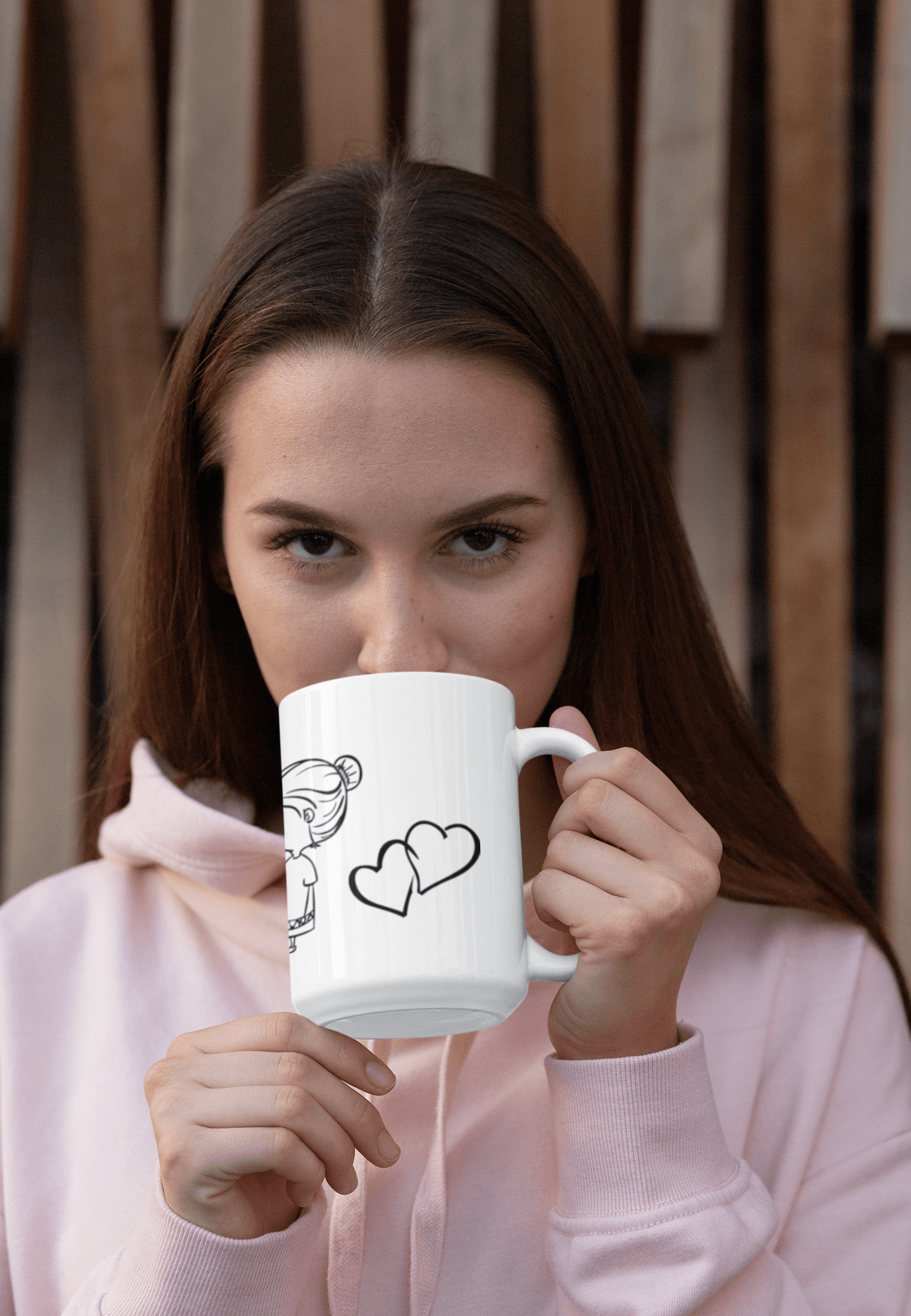 You and Me Valentine's Day Mug – 15oz White Ceramic Coffee Cup | Romantic Gift for Couples, Anniversary, Husband, Wife, Boyfriend, Girlfriend